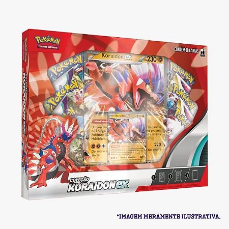 Card Pokémon Box Lendas de Paldea Koraidon ex