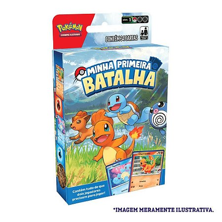 Card Pokémon Deck Minha Primeira Batalha Charmander e Squirtle