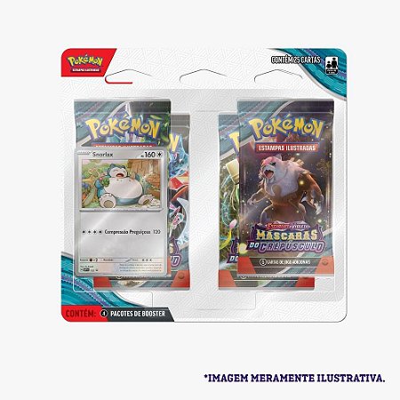 Card Pokémon Blister Quádruplo EV6 Snorlax