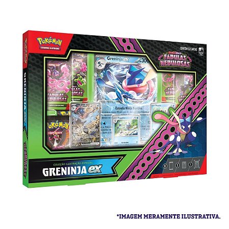 Card Pokémon Box Fábulas Nebulosas Greninja Ex