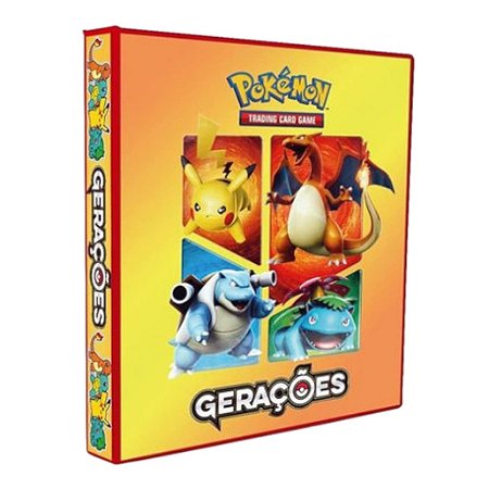 Mini Fichário Pokémon - Gerações