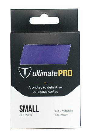 Card Sleeve Ultimate Pro c/ 60 Small Eclipse Azul