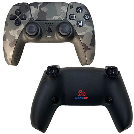 PS5 Controle Pro 12 Gray Camouflage com Grip
