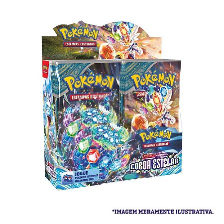 Card Pokémon Booster Box EV7 Coroa Estelar