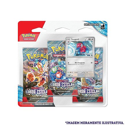 Card Pokémon Blister Triplo EV7 Porygon2