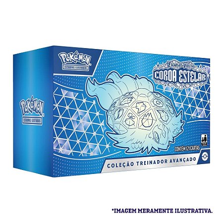 Card Pokémon Box Treinador Avançado EV7 Coroa Estelar