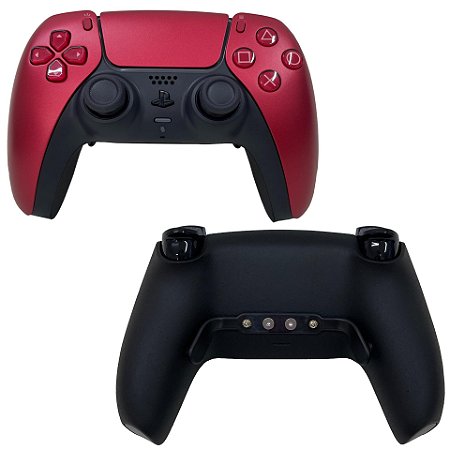 PS5 Controle Performance com Paddles ST Grip Volcanic Red