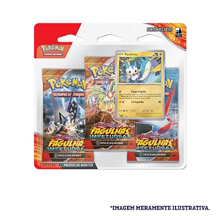 Card Pokémon Blister Triplo EV8 Pachirisu