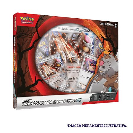 Card Pokémon Box Ursaluna Lua Sangrenta Ex