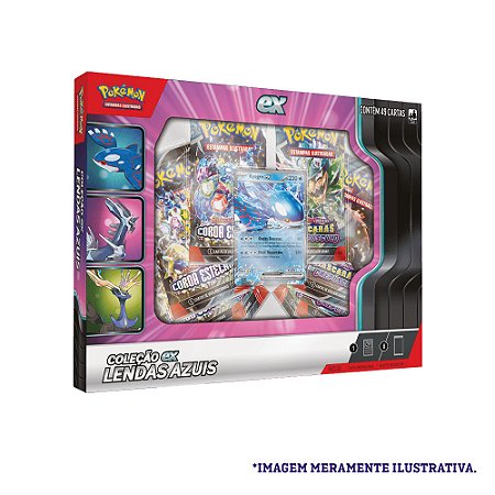 Card Pokémon Box Lendas Azuis Kyogre Ex