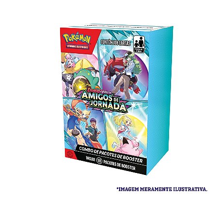 Card Pokémon Combo de Booster EV9 Amigos de Jornada
