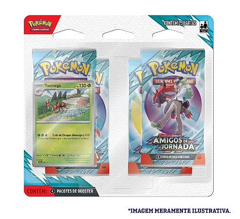 Card Pokémon Blister Quádruplo EV9 Yanmega
