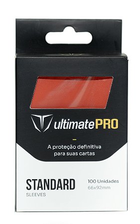 Card Sleeve Ultimate Pro Eclipse c/ 100 Standard Vermelho