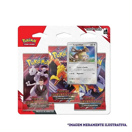 Card Pokémon Blister Triplo EV10 Kangaskhan