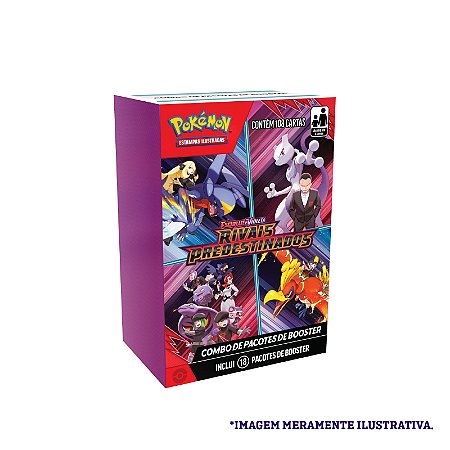 Card Pokémon Combo de Booster EV10 Rivais Predestinados