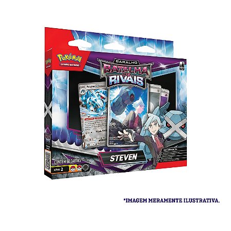 Card Pokémon Batalha de Rivais Steven