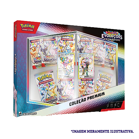Card Pokémon Box EV8.5 Coleção Premium
