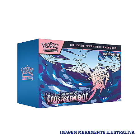 Card Pokémon Box Treinador Avançado ME04 Caos Ascendente