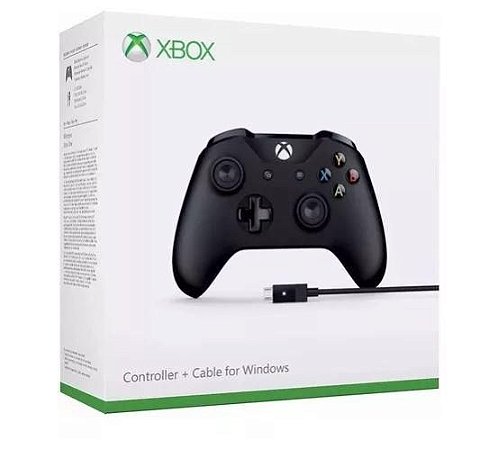 XONE Controle Wireless Preto com cabo