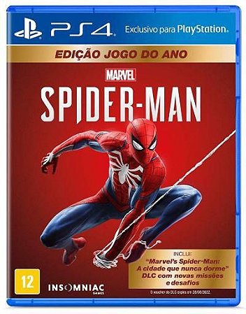 PS4 Spider-man Ed. Jogo do Ano