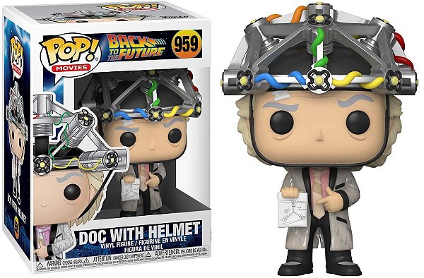 Pop Back to the Future Doc with Helmet 959