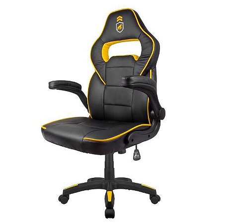 Cadeira Gshield Armor Preta com Amarelo