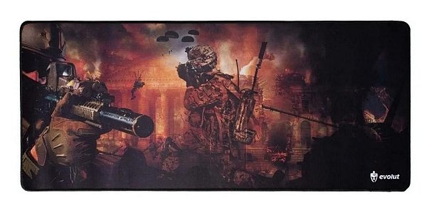 Mouse Pad Evolut EG402RD 700x300x2mm Guerra