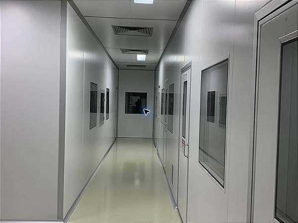Divisória Modular para Sala Limpa – Painel Cego