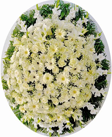 Coroa de Flores Super Luxo 3 -Tam 1,70 de diâmetro