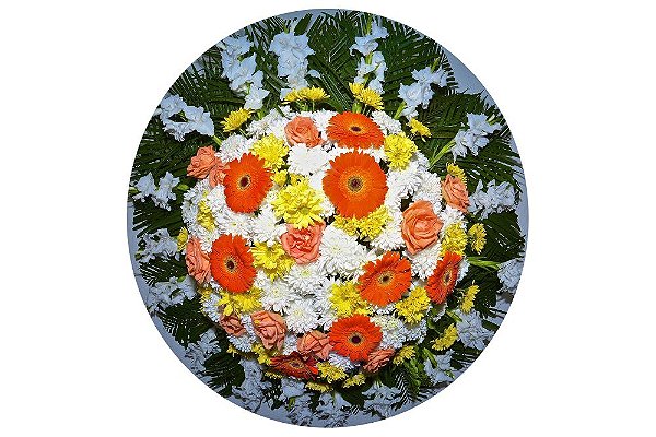 Coroa de Flores Primavera 5 - Tam 1,20 de diâmetro (FRETE GRÁTIS)