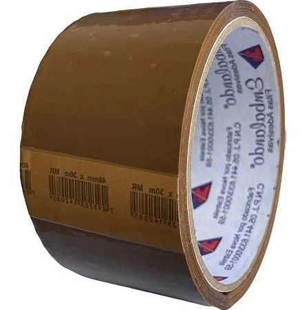 Fita Marrom 48mm x 30m - Embalando
