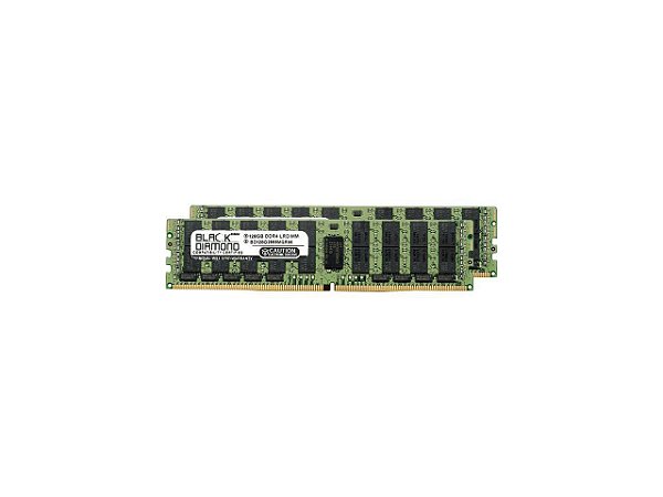Memória RAM Black Diamond Server Memory DDR4 ECC LRDIMM 256GB 2 X 128GB 2666Mhz
