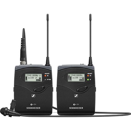 Sennheiser EW 112P G4 Camera-Mount Wireless Omni Lavalier Microphone System A 516 to 558 MHz
