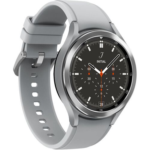 Samsung Galaxy Watch4 Classic Smartwatch (46mm, Bluetooth/Wi-Fi, Silver)