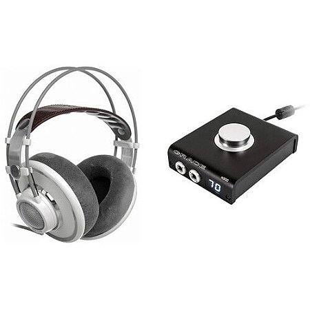 Headphone AKG K701 Open-Back Kit with Grace M900 Headphone Amp