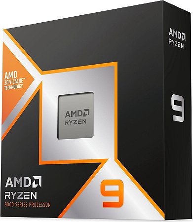 CPU AMD Ryzen 9 9950X3D CPU Processador gamer e para criação de conteúdo AMD Ryzen™ 9 9950X3D