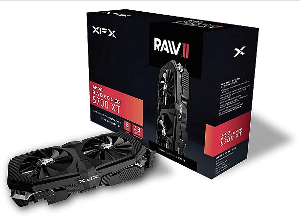 Placa De Vídeo AMD XFX RX 5700 XT Raw II 8GB