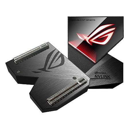 Ponte NVLink ASUS ROG A 3 Slot, Con Illuminazione Aura Sync RGB, Usato Dal Giappone