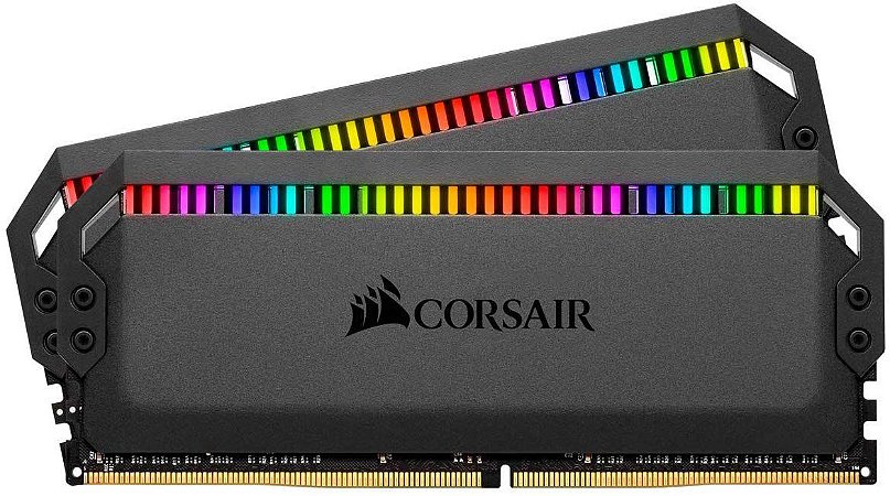 Memória RAM Corsair Dominator Platinum RGB DDR4 2x8GB 3200Mhz