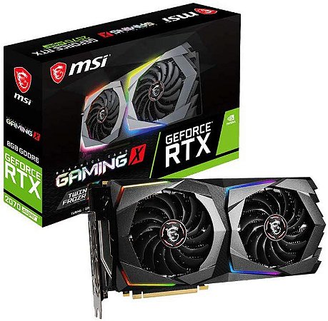 Placa De Vídeo MSI RTX 2070 Super Gaming X 8GB