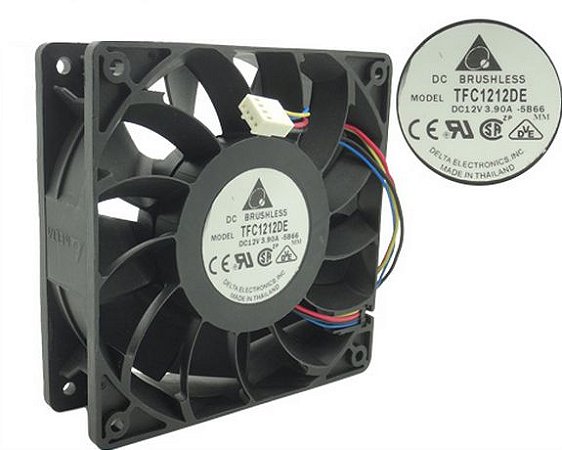 Fan 120X38MM Delta TFC1212DE 5500RPM @ 256CFM Extreme