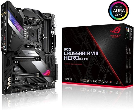 Placa Mãe Asus ROG Crosshair VIII Hero (Wi-Fi)