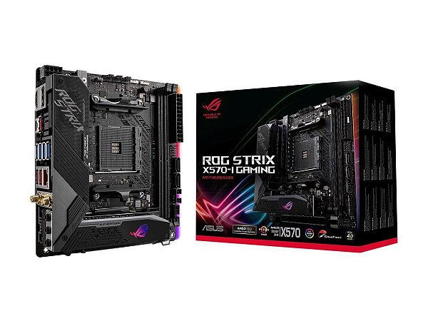 Placa Mãe - Asus ROG Strix X570-I Gaming