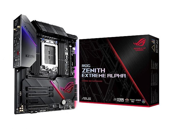 Placa Mãe Asus Rog Zenith Extreme Alpha X399 (AMD)