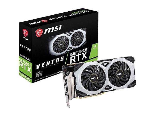 Placa De Vídeo MSI RTX 2070 Super Ventus OC 8GB