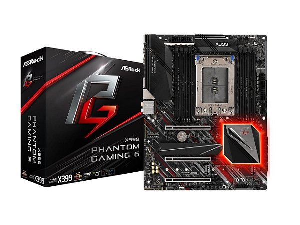 Placa Mãe AsRock X399 Phantom Gaming 6 (AMD)