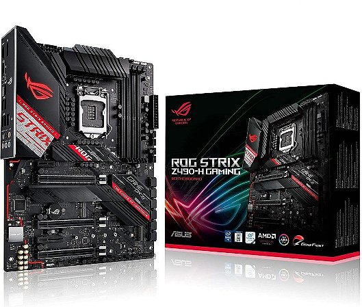 Placa Mãe Asus ROG Strix Z490-H Gaming LGA1200