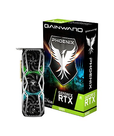 Placa de Vídeo Gainward GeForce RTX 3090 24GB - Phoenix Sem LHR (OPEN BOX/USED)