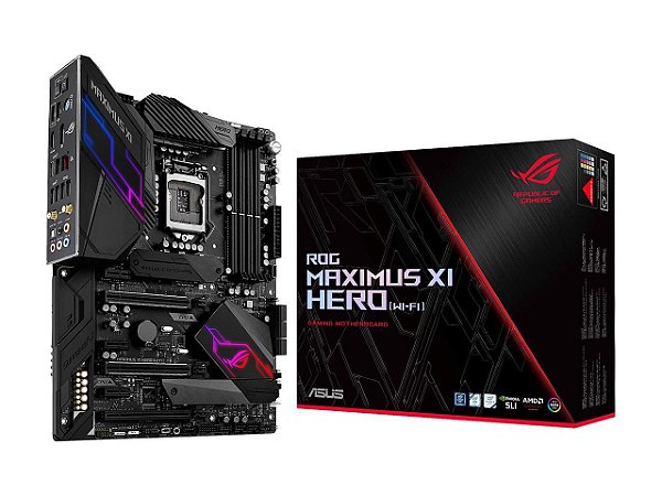 Placa Mãe Asus ROG Maximus XI Hero (Wi-Fi) - OBSERVAÇÃO VERIFIQUE DESCRIÇÃO