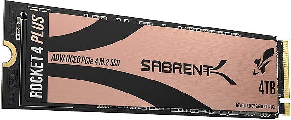 SSD M.2 Sabrent Rocket 4 Plus 4TB Gen4 (7100MBps/6600MBps)